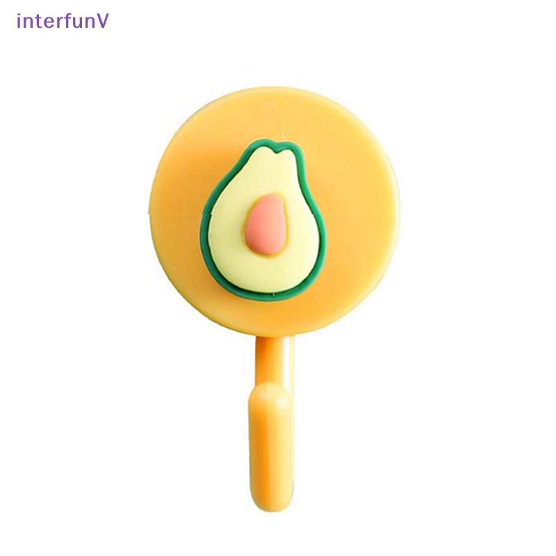 Móc Treo Chìa Khóa / Đồ Dùng Gắn Tường Bằng Nhựa Họa Tiết Hoạt Hình Dễ Thương Tiện Dụng