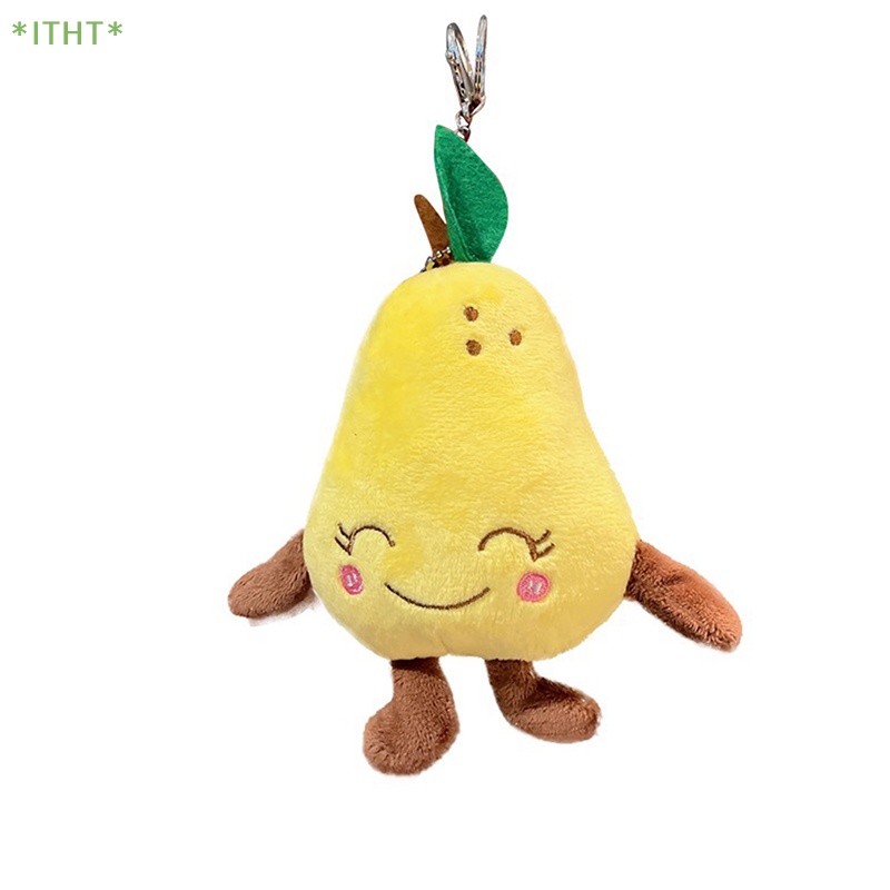 Trái Cây Nhồi Bông Mini Mềm Mại Trang Trí Móc Khóa Mới