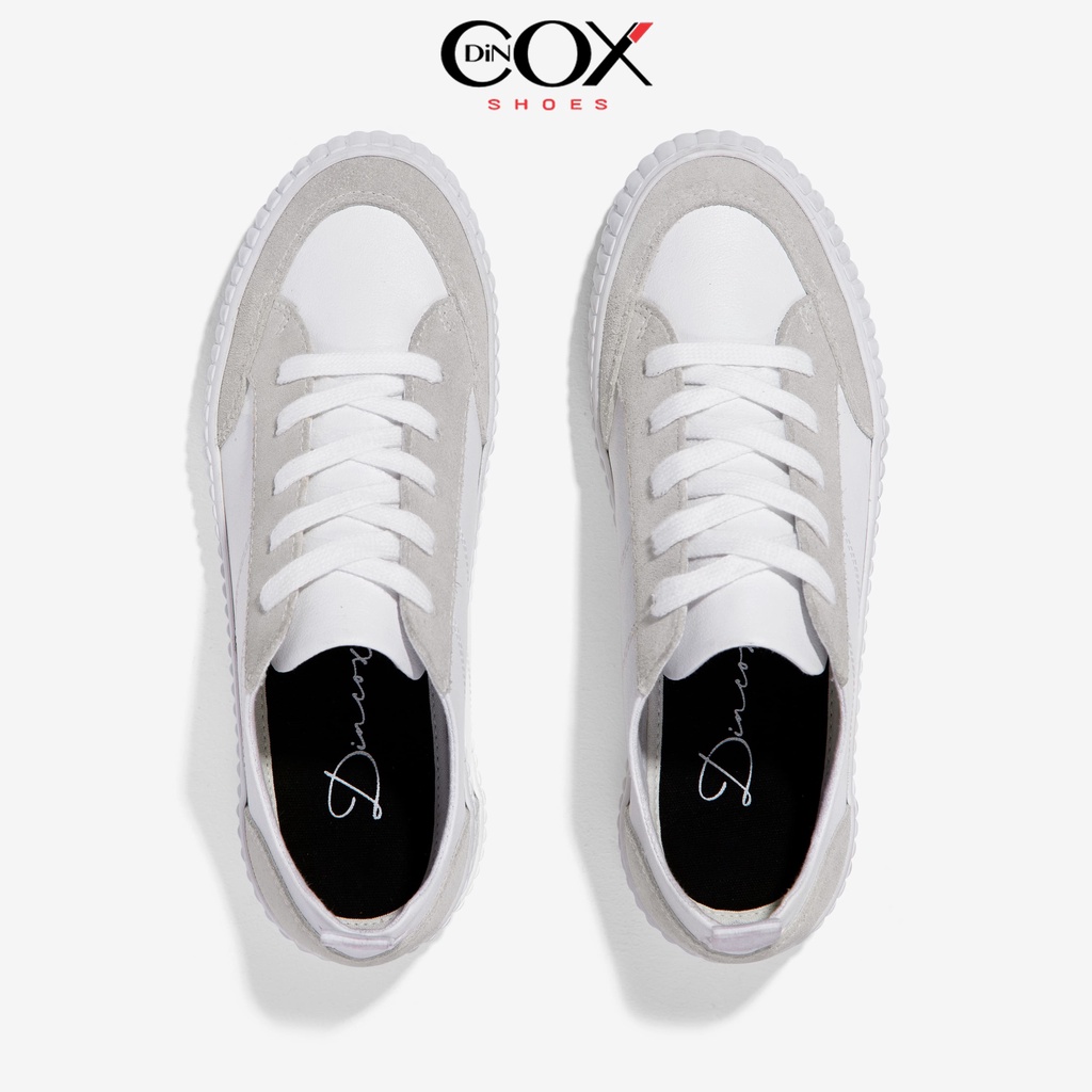 Giày Da Sneaker Nam/Nữ E05 Off/White Dincox