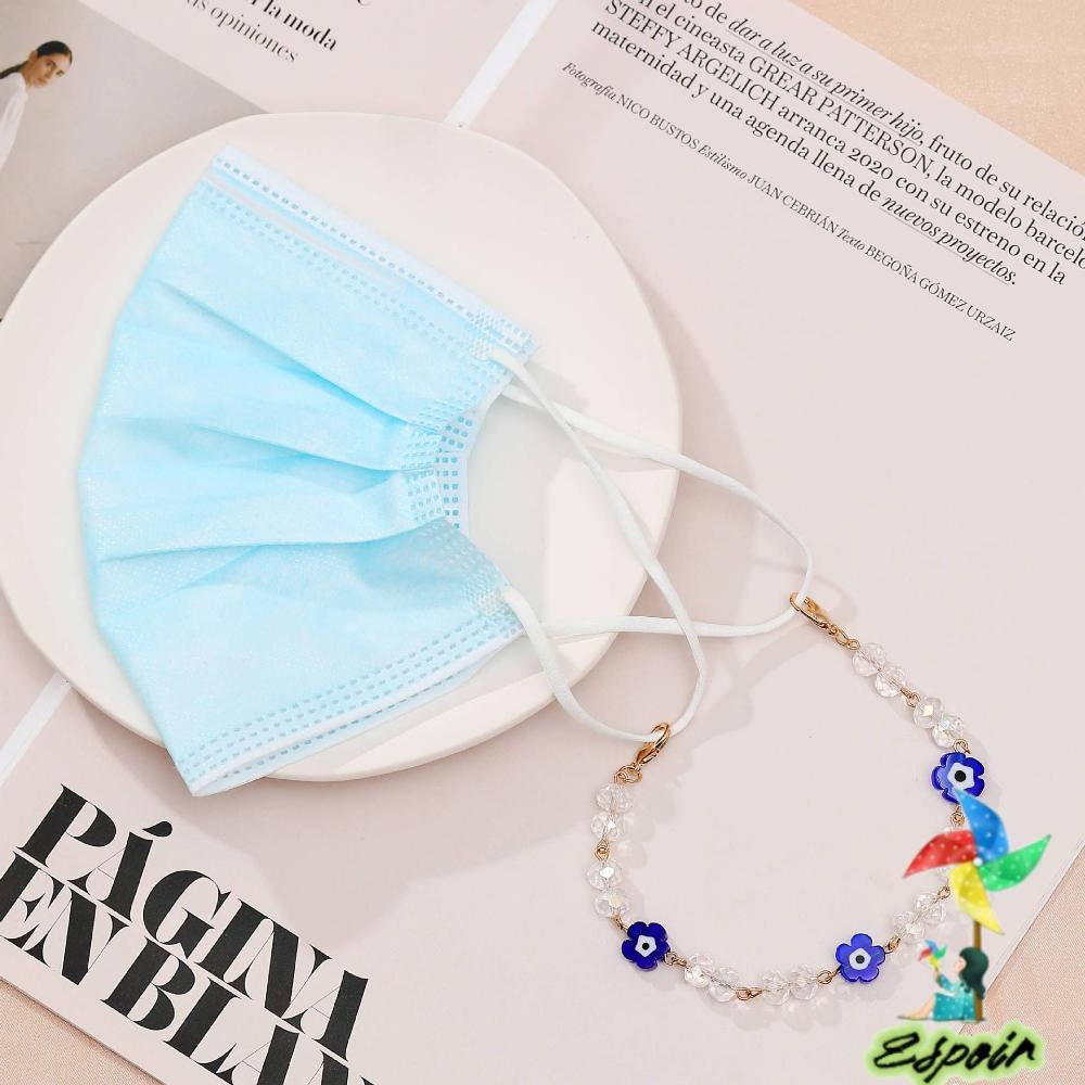 ESPO Dây Đeo Mắt Kính Chống Thất Lạc Hình Hoa Kèm Giá Đỡ Tiện Dụng Cho Nữ