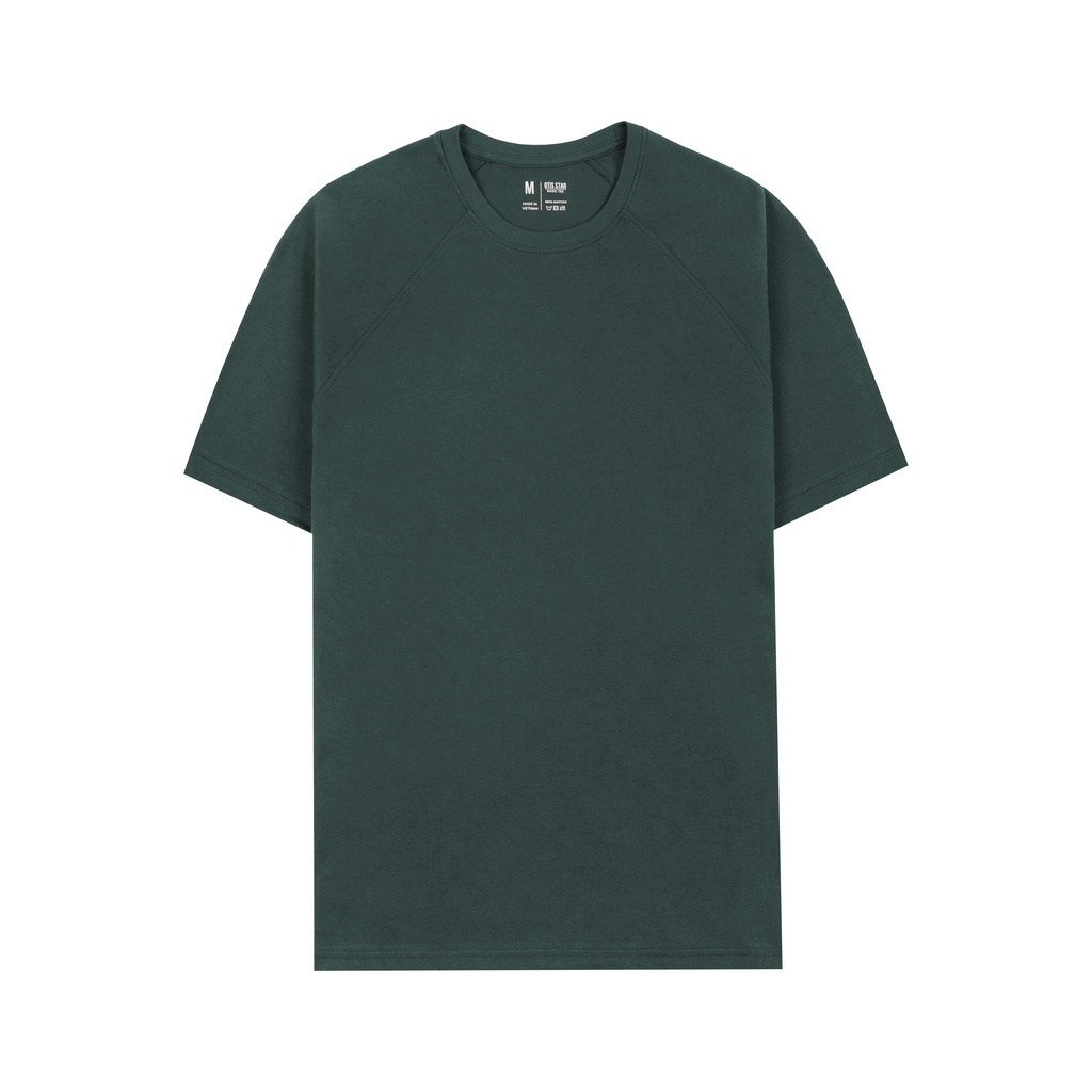 Áo Thun Trơn Raglan Chất Liệu Cotton Thoáng Mát