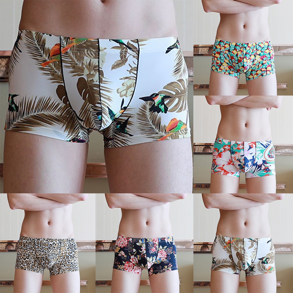 Quần Lót Boxer Nhiều Họa Tiết Thoải Mái Và Thoải Mái Cho Nam