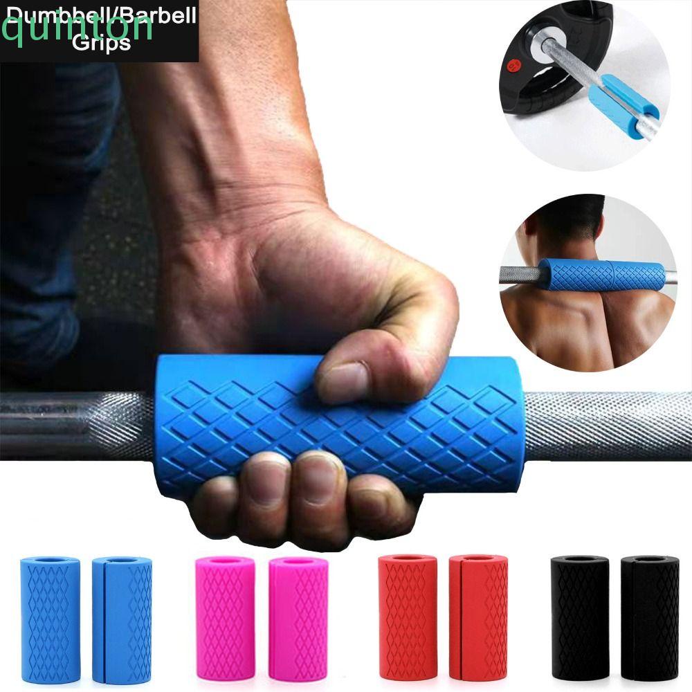 QUINTON Đệm Bọc Tay Nắm Tạ Bằng Silicone Chống Trượt Tiện Lợi Dành Cho Luyện Tập Thể Hình