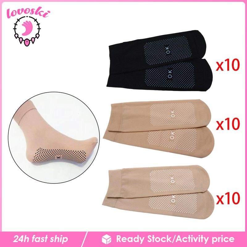 10 Đôi Tất Chân Lụa Nylon Thời Trang Cho Nữ