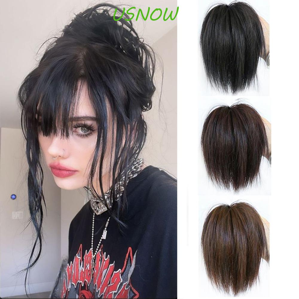 USNOW Tóc Giả Dạng Kẹp Hình Tổ Gà Cách Nhiệt Phong Cách Punk Cổ Điển Cho Nữ