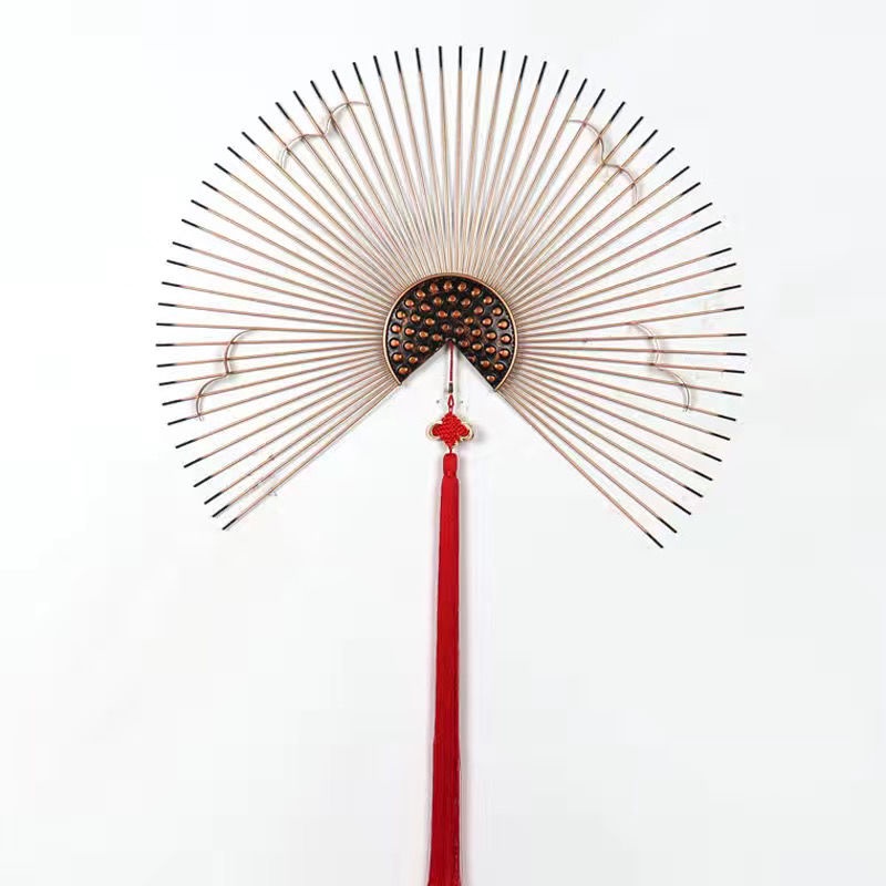 Quạt Sắt Treo Tường Trang Trí Phông Nền TV Phòng Khách 30CM40CM40CM