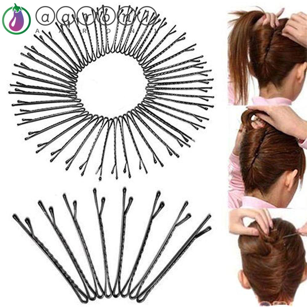 AARON1 Kẹp Tóc Vô Hình Tạo Kiểu Tóc Gợn Sóng Đơn Giản Dành Cho Salon Làm Đẹp