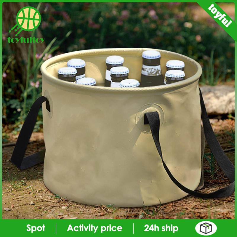 Xô Đựng Nước Gọn Nhẹ Có Thể Gấp Gọn Tiện Dụng Mang Theo Du Lịch Cắm Trại