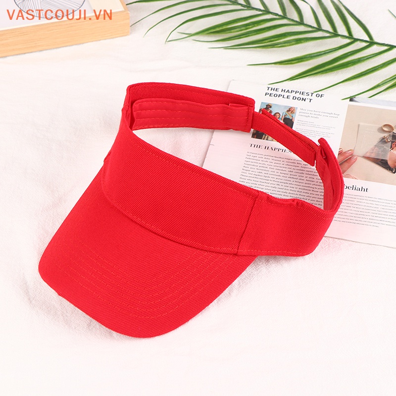 1 Mũ Lưỡi Trai Chống Nắng Chống Tia UV Màu Trơn Thiết Kế Thoáng Khí Tùy Chỉnh Thời Trang Mùa Hè Cho Nam Và Nữ