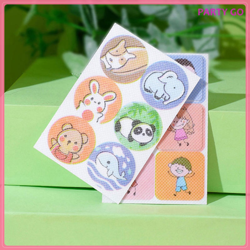 Set 144 / 216 / 360 Miếng Dán Chống Muỗi Họa Tiết Hoạt Hình Dễ Thương Cho Bé