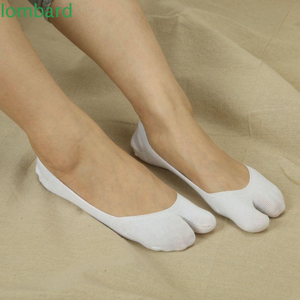 LOMBARD Vớ Cổ Thuyền Thoáng Khí Hai Tầng Màu Trơn Thời Trang Cho Nữ