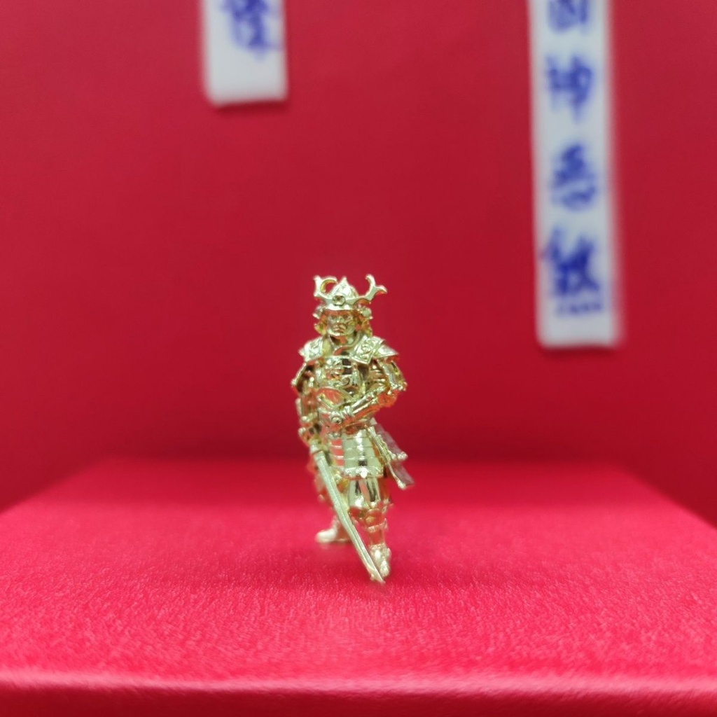 Mô Hình Dao Cạo Samurai Ronin Bằng Đồng Nguyên Chất Thủ Công Để Bàn Trang Trí