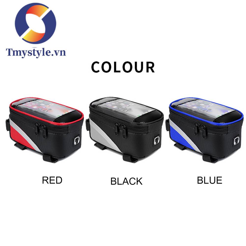 Túi Đựng Điện Thoại Cảm Ứng Màn Hình Gắn Ghi Đông Xe Đạp Leo Núi Ốp