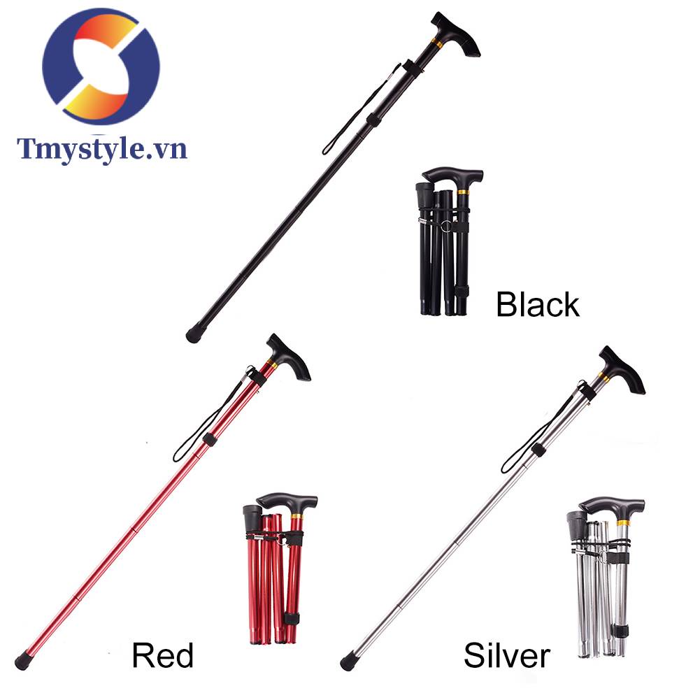 Gậy Leo Núi 5 Khớp Chống Trượt Tùy Chỉnh Tiện Dụng Cho Người Lớn Tuổi