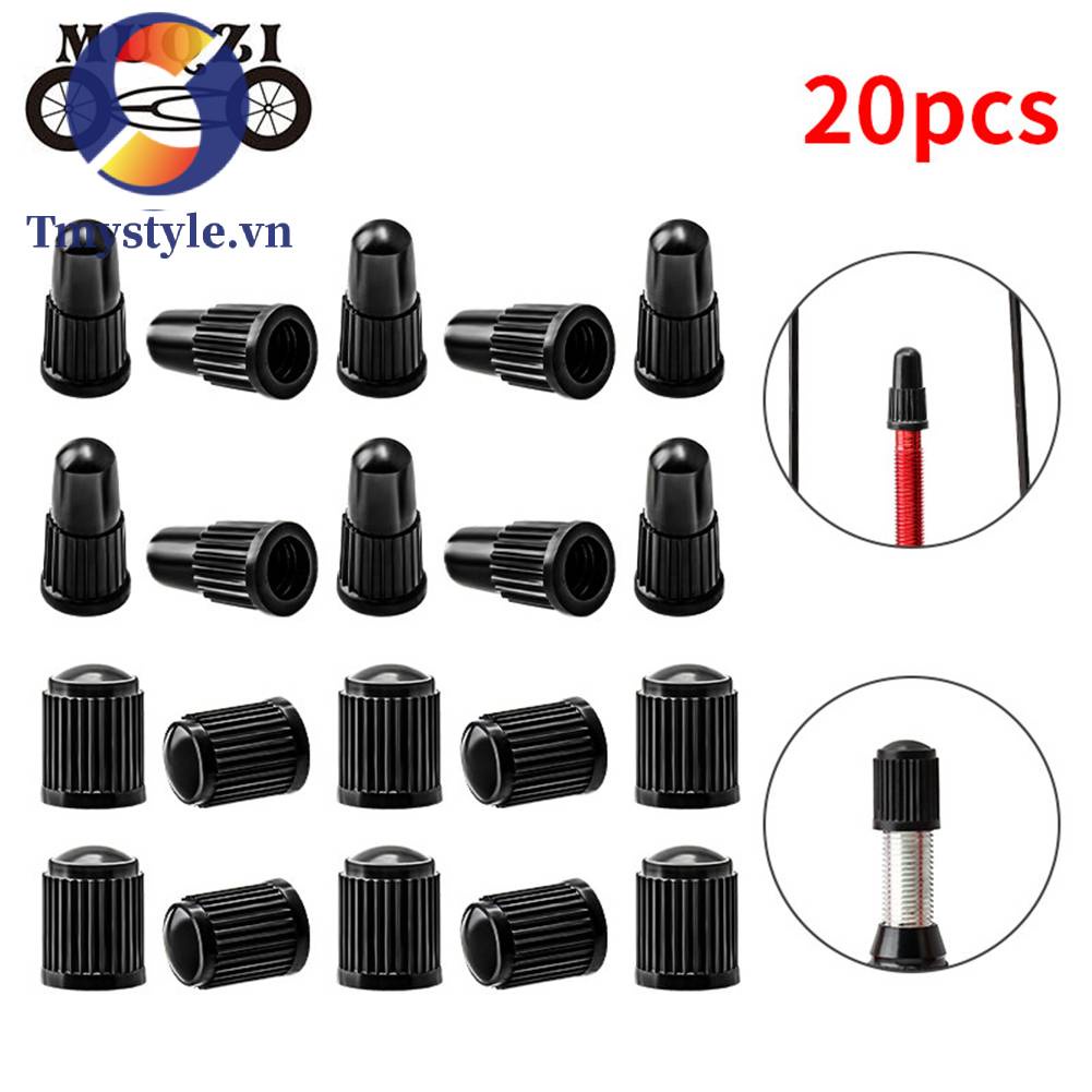 Bộ 20 Nắp Van Nhựa Chống Bụi Cho Xe Đạp Leo Núi