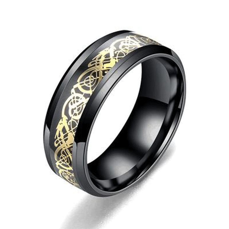 Ygt Nhẫn Thép Không Gỉ Nhiều Màu Size 6-11