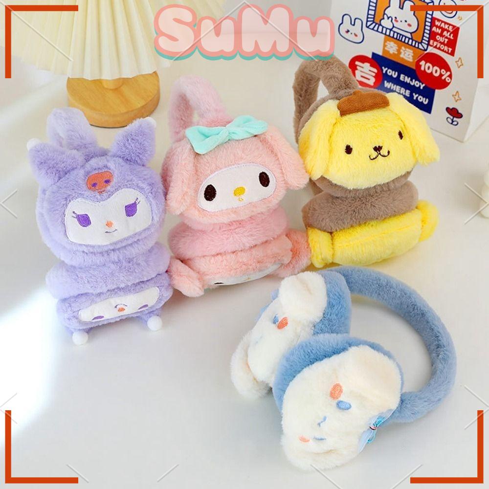 SUMU Chụp Tai Giữ Ấm Kiểu Dáng Hoạt Hình Dễ Thương Cho Nữ