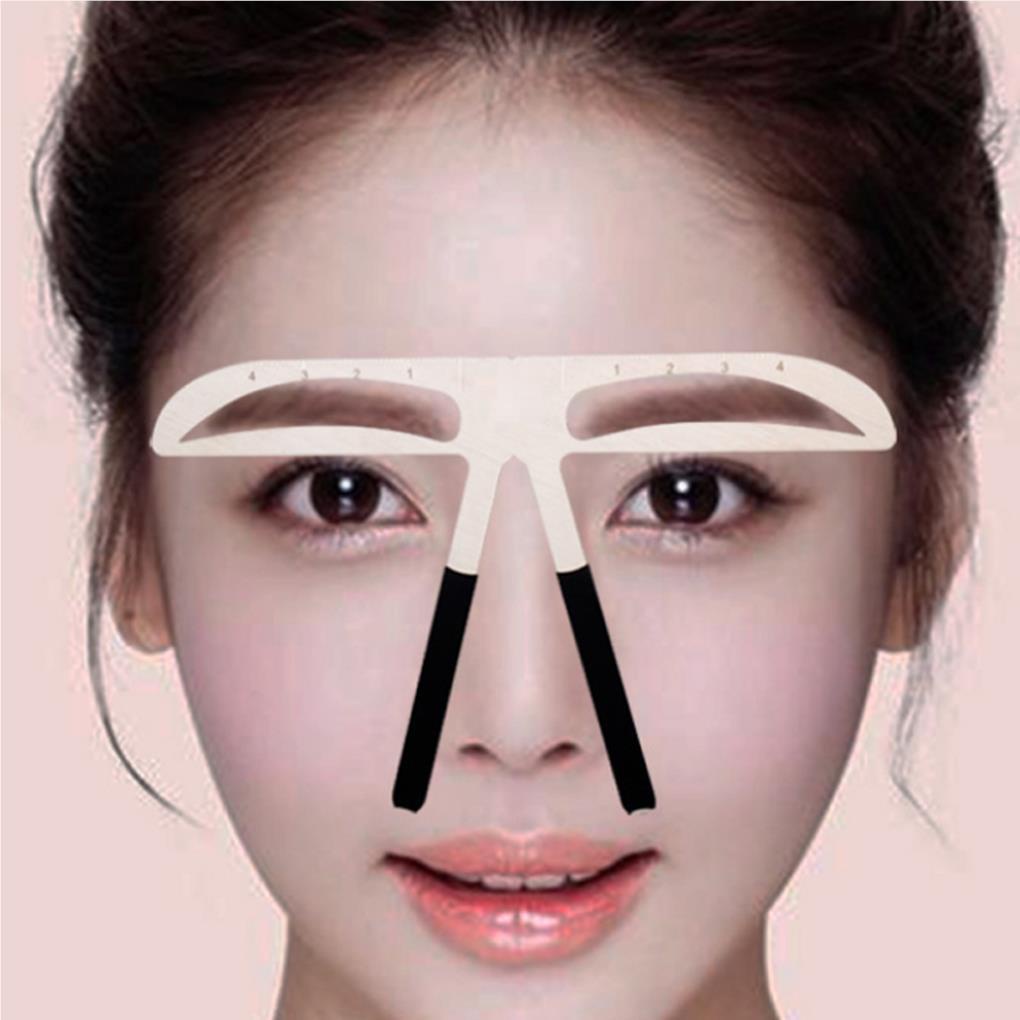 Khuôn Thước Hỗ Trợ Vẽ Lông Mày Tiện Dụng Chất Lượng Cao DIY