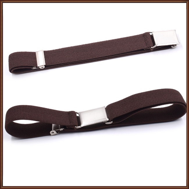 Set 4 Thắt Lưng Co Giãn Màu Sắc Trơn Có Khóa Cài Tùy Chỉnh Dành Cho Trẻ Em