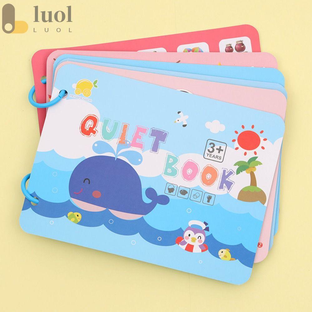 LUOL Sách Hình Dán Số Dán Hình Động Vật Dành Cho Trường Mẫu Giáo