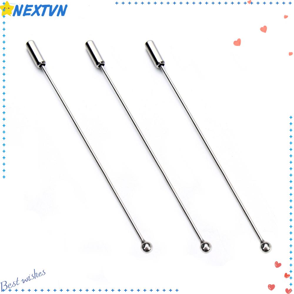 NEXTVN Ghim Cài Áo Hình Quả Bóng 90MM Màu Bạc Thời Trang Cho Nữ