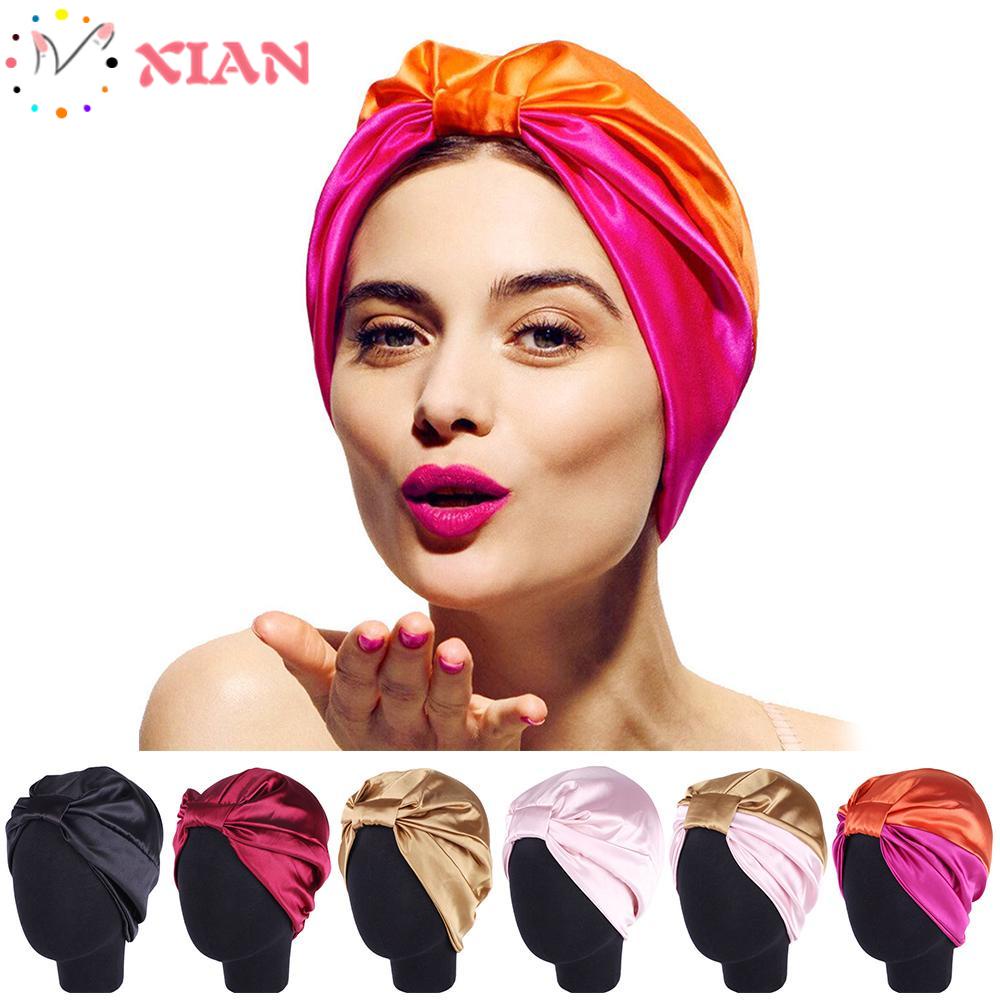 XIANTIN Mũ Turban Thắt Nút Thời Trang Cho Nữ