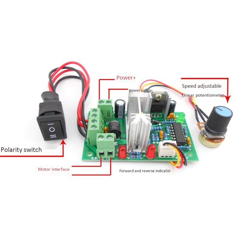 Bộ Điều Khiển Tốc Độ Động Cơ DC 20A 10-60V PWM DC 150W 12V 24V 36V 48V