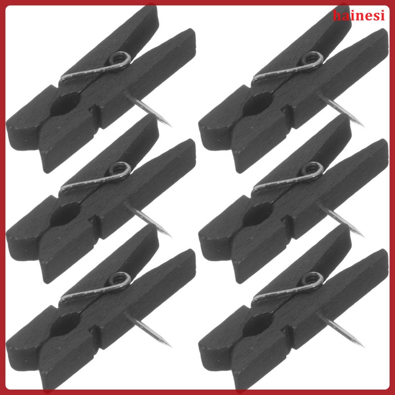 Bộ 50 Kẹp Gỗ Treo Ảnh Trang Trí Nhiều Hình Dáng