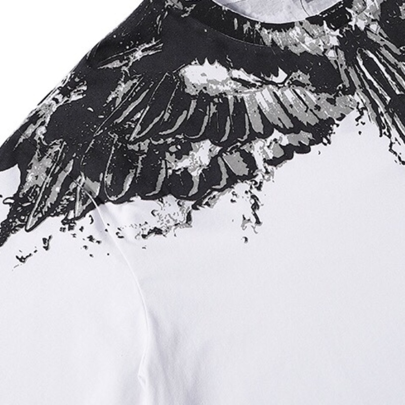 Ma-rc-lo- BEL-ONG Áo Thun Tay Ngắn Thời Trang Đường Phố Chất Lượng Cao