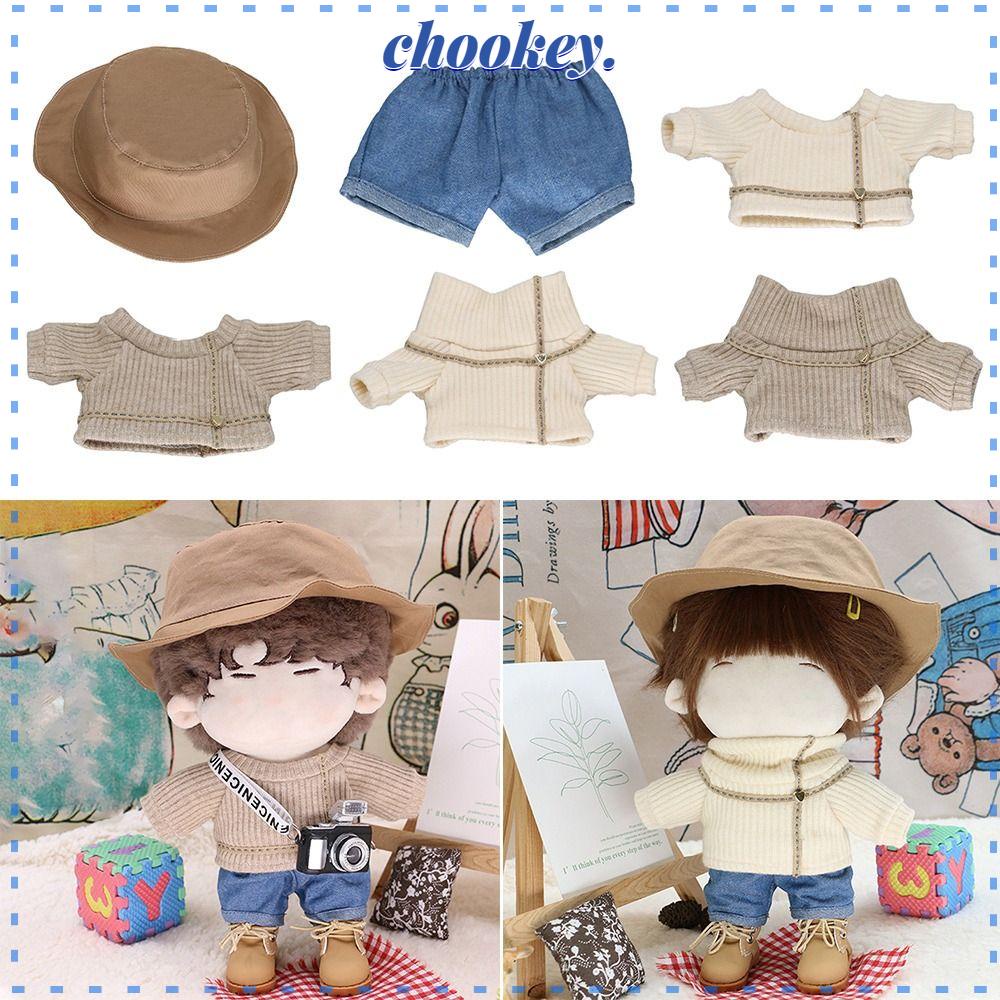 CHOOKEY Trang Phục Dệt Kim Cổ Cao 20cm Dành Cho Búp Bê