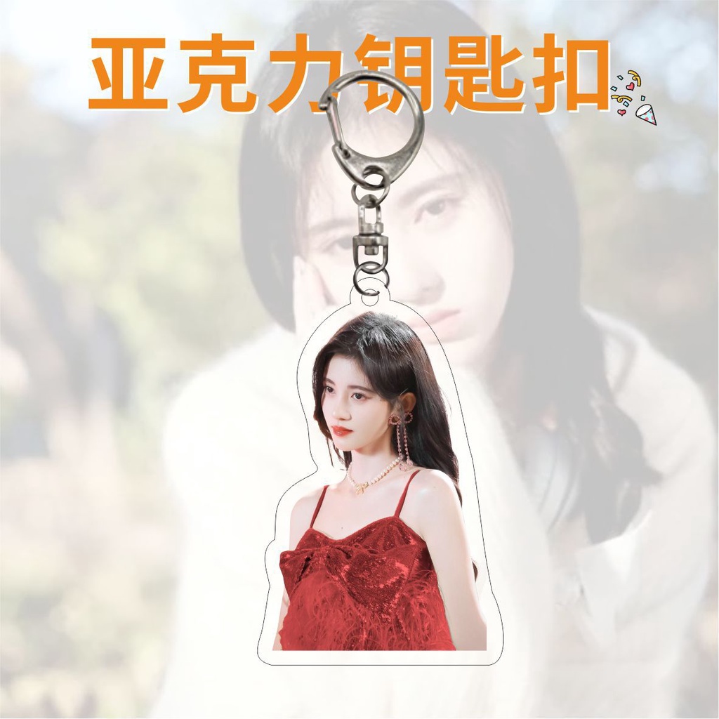 Móc Khóa Hình Bánh sandwich Hai Mặt Chất Liệu acrylic