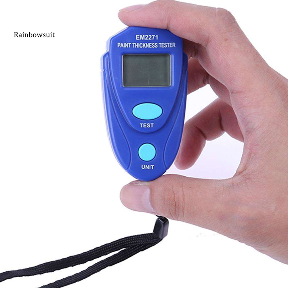 Máy Đo Độ Dày Sơn Kỹ Thuật Số Tự Động 0-2mm Cho Xe Hơi