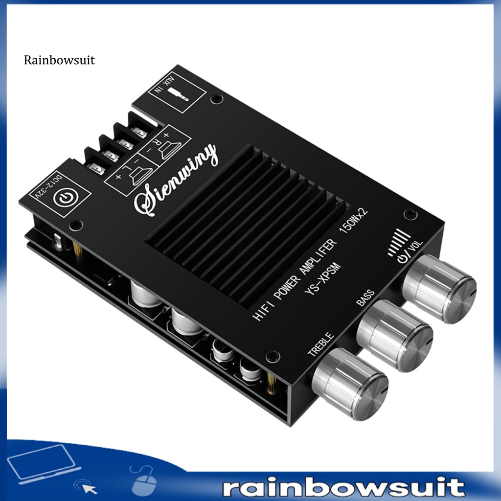 1 Bộ Bảng Mạch Khuếch Đại Âm Thanh YS-XPSM Kết Nối Bluetooth 5.0 150W * 2 Kênh Kép Tản Nhiệt