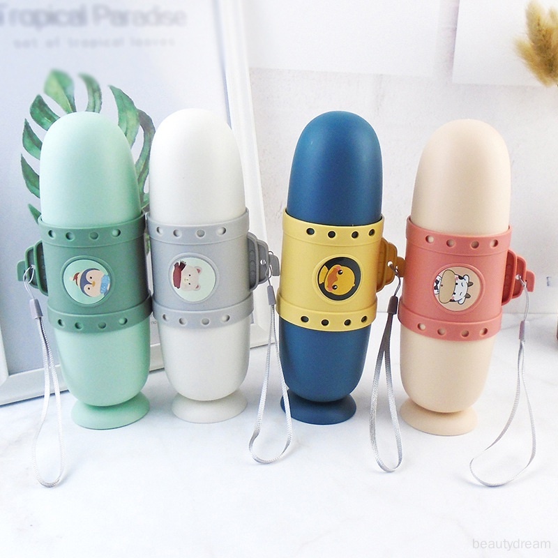 Hộp Đựng Bàn Chải Đánh Răng Hình Tàu Ngầm Hoạt Hình Dễ Thương Bền Bỉ Dễ Sử