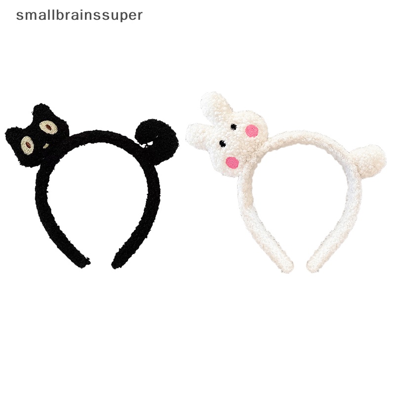 Băng Đô Cài Tóc Hình Chú Mèo Hoạt Hình Bằng Lông Nhung Thời Trang Thu Đông Hàn Quốc Cho Nữ SBS