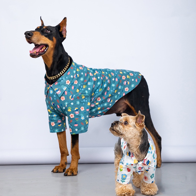 HamshMoc Áo Sơ Mi Mềm Nhẹ Thoáng Khí In Họa Tiết Hamsa Thời Trang Cho Cún Cưng