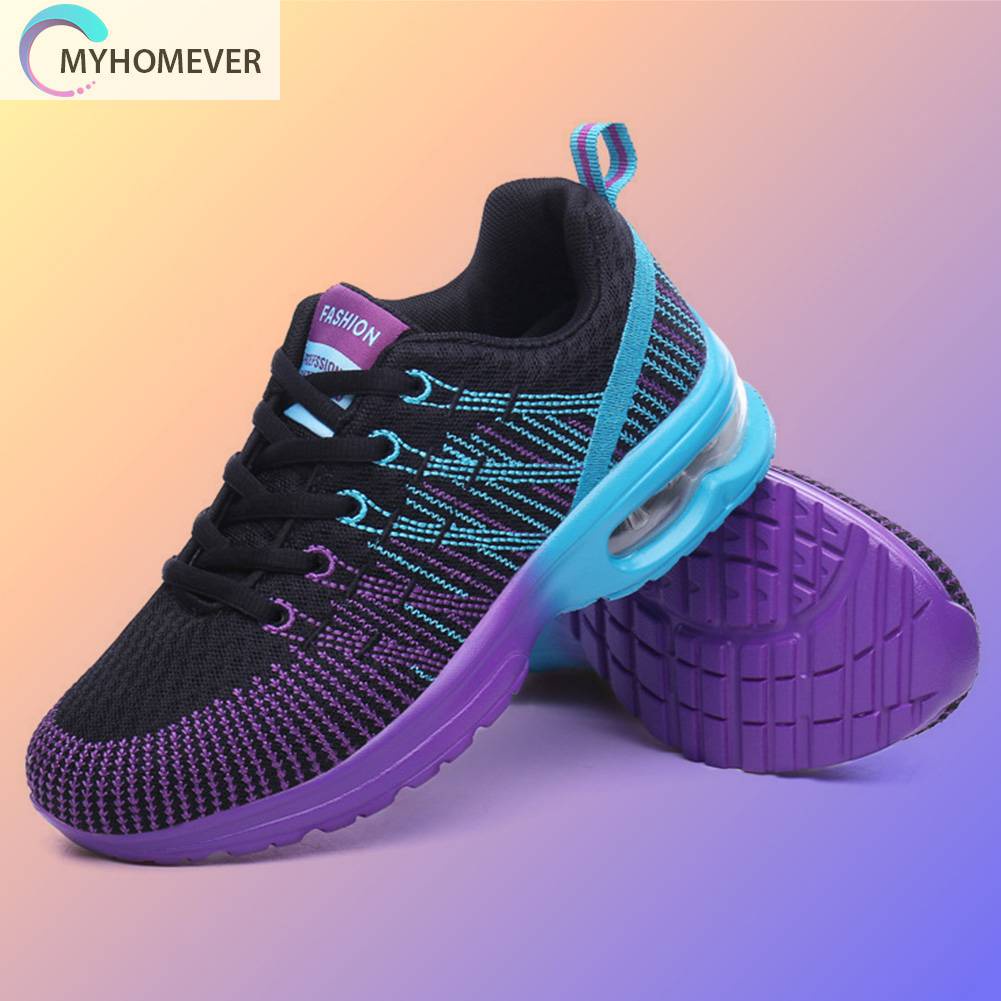 Giày Chạy Bộ Buộc Dây Thoáng Khí Thời Trang Thường Ngày Cho Nữ