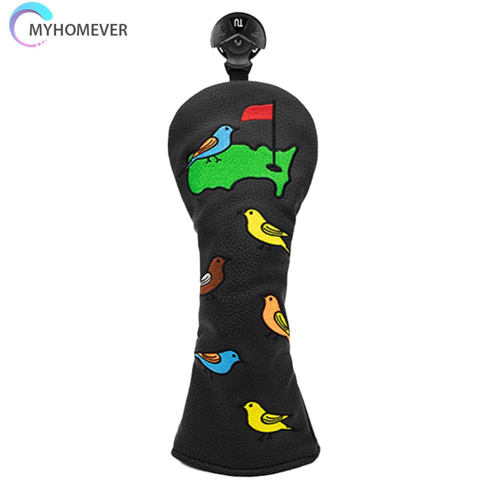 Vỏ Bọc Gậy Đánh Golf Bằng PU Mềm Chống Cắt Họa Tiết Chim Nhỏ Gọn