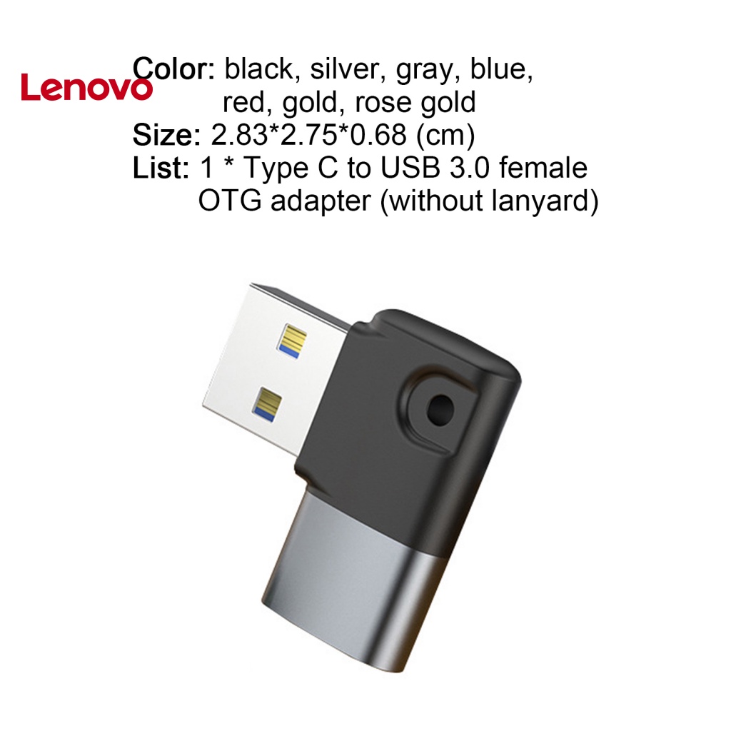 Bộ Chuyển Đổi Sạc Nhanh Usb 3.0 Type-C 90 Độ Tương Thích Với Máy Tính Bảng