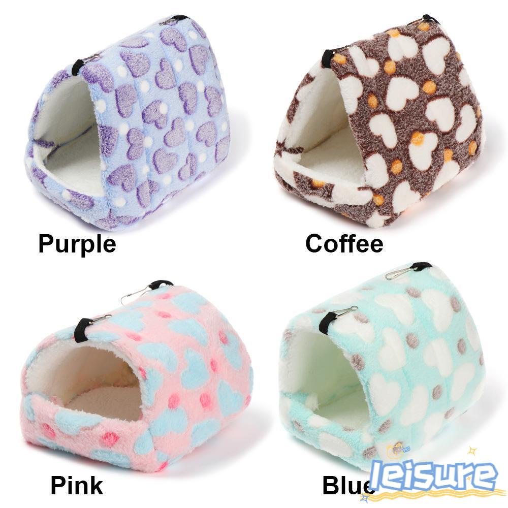 LEISURE Võng Mềm Giữ Ấm Thoải Mái Cho Chuột Hamster