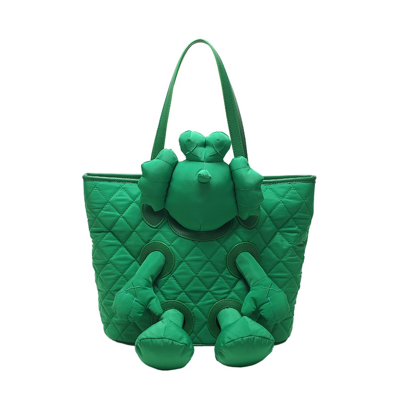 Túi Tote Đeo Vai Cỡ Lớn Hình Búp Bê Quái Vật Nhỏ Thời Trang 2023