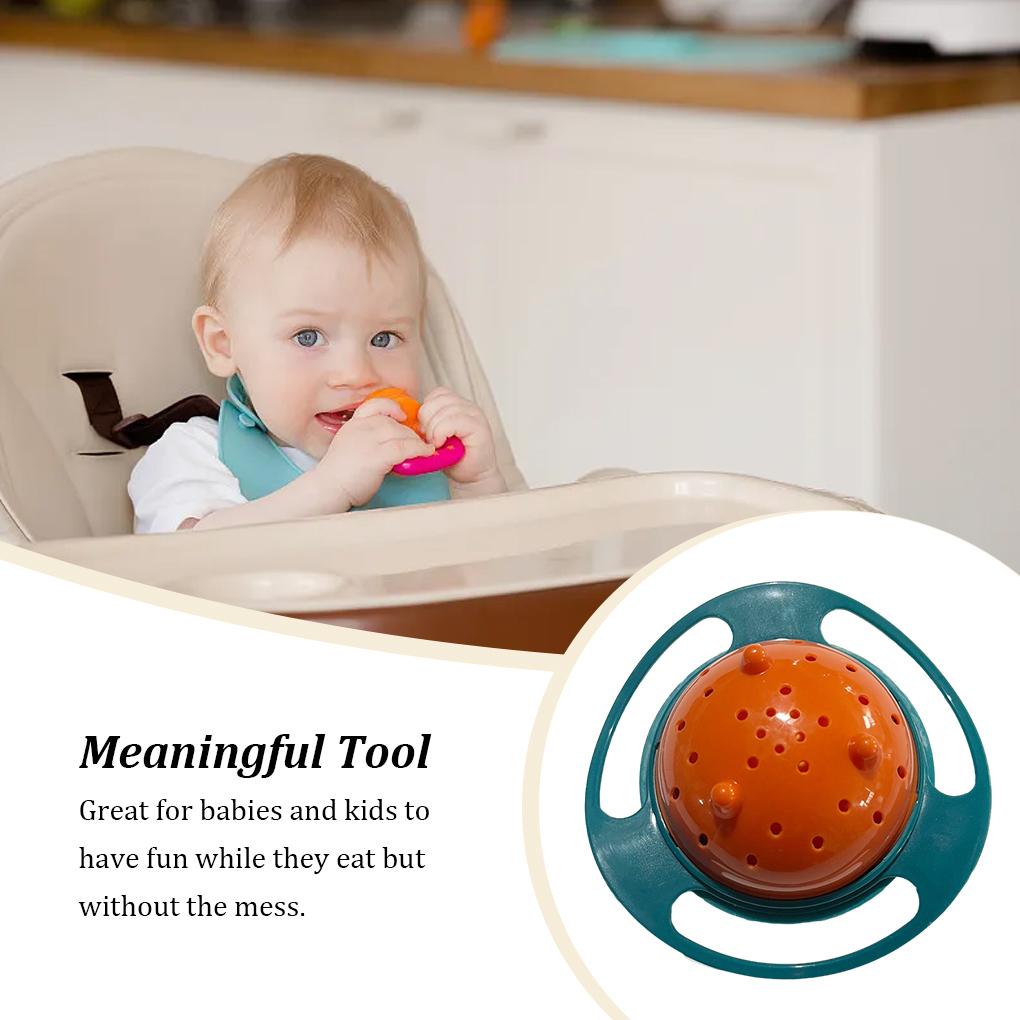 Bát Ăn Dặm Xoay 360 Độ Chống Tràn Tiện Dụng Cho Bé