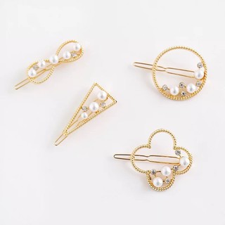 kẹp tóc đính đá phong cách hàn quốc