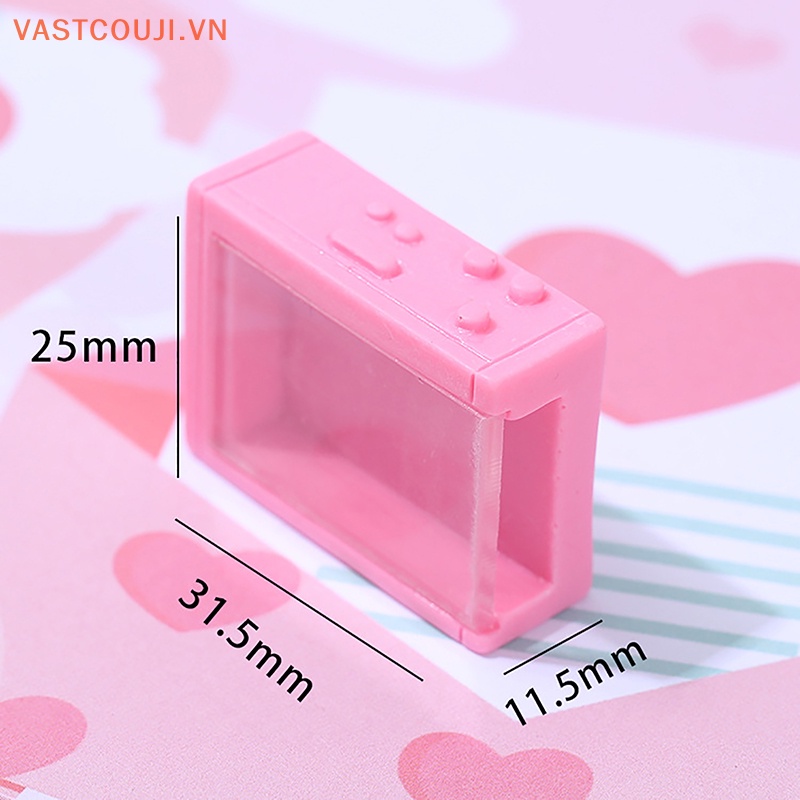 Bộ 2 Phụ Kiện Trang Trí Nhà Búp Bê VASTJI 3D Xinh Xắn