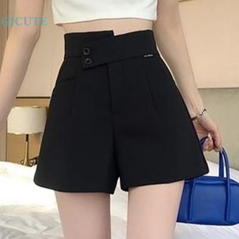 Quần Short Lưng Cao Dáng Rộng Thời Trang Mùa Hè 2023 Cho Nữ