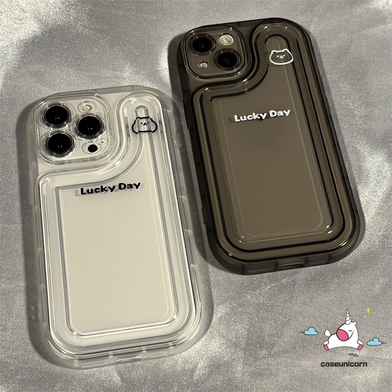 Ốp Điện Thoại Trong Suốt Hình Gấu Cho IPhone 11 13 XR X 7plus 14 12 Pro MAX XS MAX 7 8 Plus SE 2020