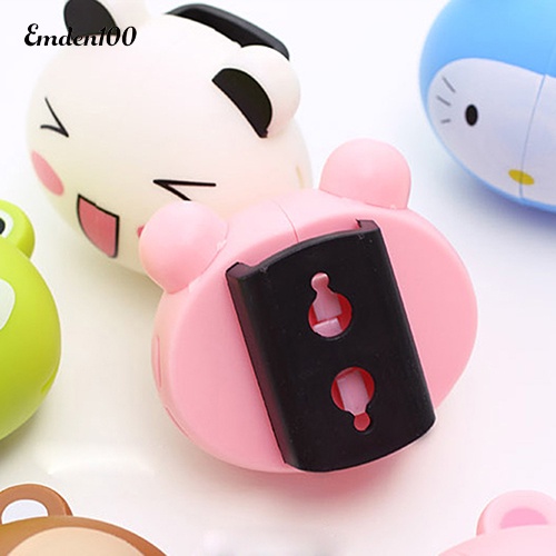 Giá Đỡ Bàn Chải Đánh Răng 3D Có Giác Hút Gắn Tường Họa Tiết Hoạt Hình Dành Cho Phòng Tắm