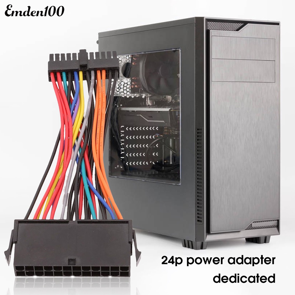 Dây Cáp Chuyển Đổi Nguồn Điện 24Pin Female Sang Mini 24Pin Male Cho DELL 780 980 760 960