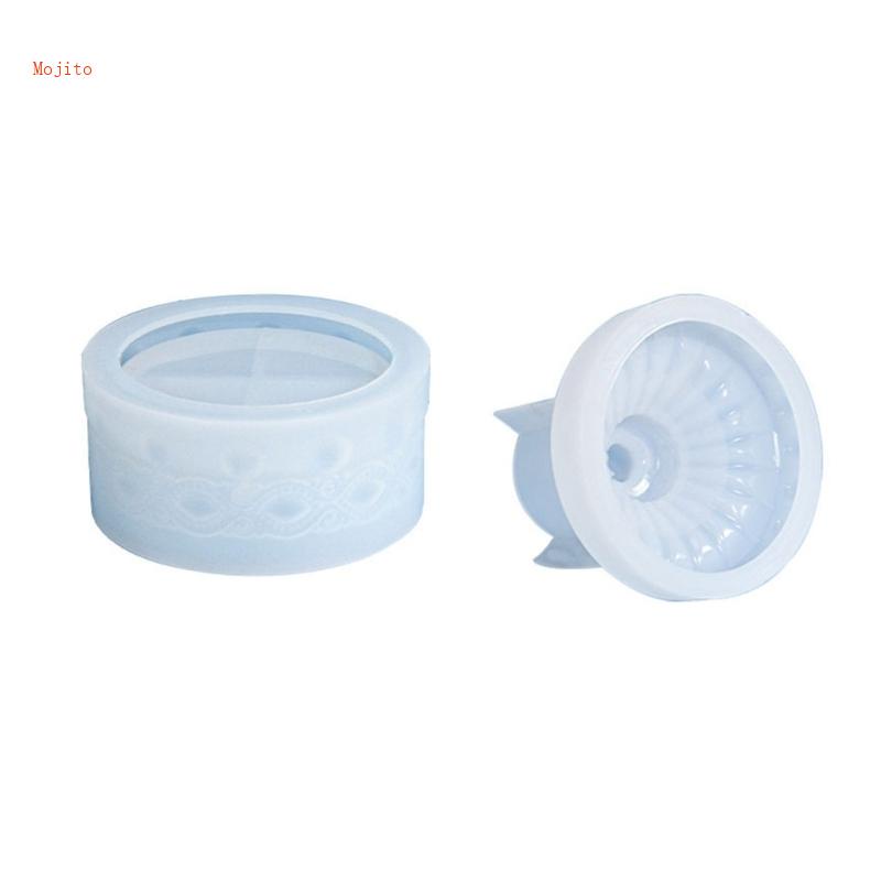 1 Bộ Khuôn Bằng Silicone Dùng Làm Nến Trang Sức DIY