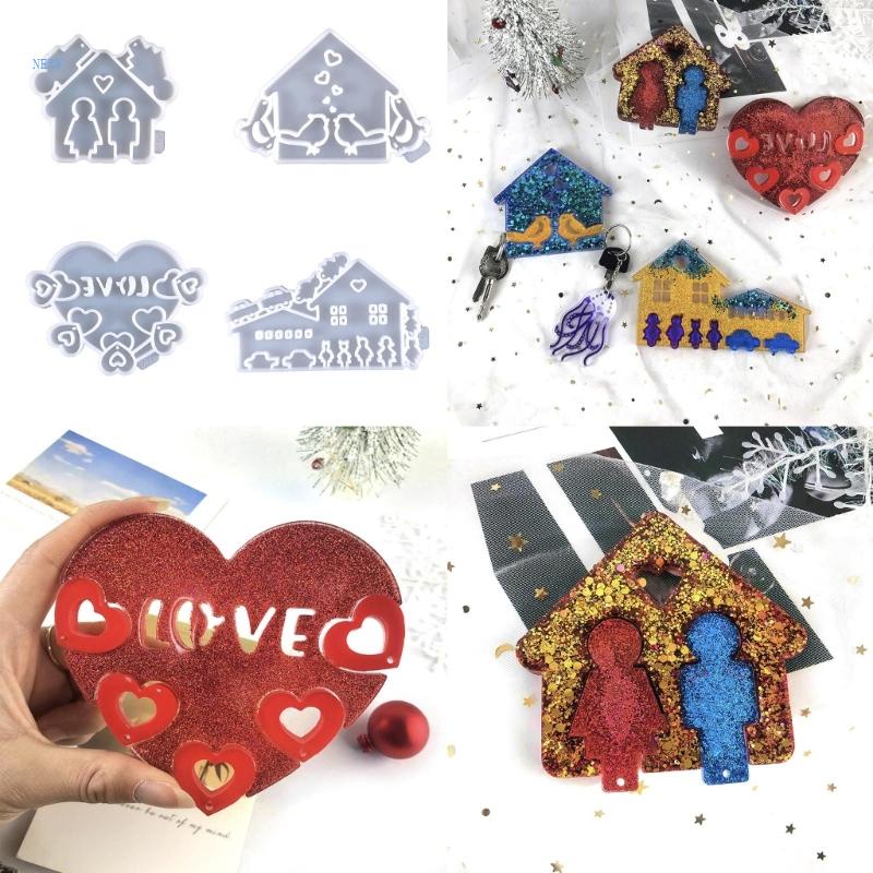 Khuôn Silicone Làm Móc Khóa Gắn Tường Tiện Dụng